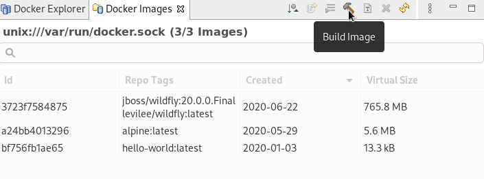 crs docker build image icon