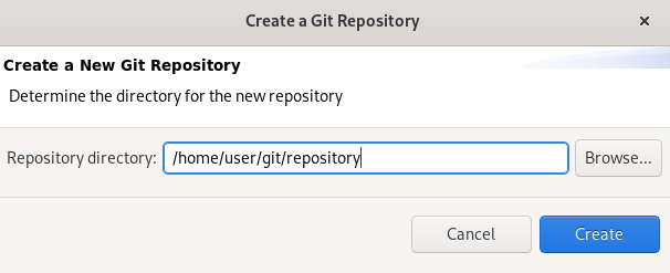 crs creat a new git repo