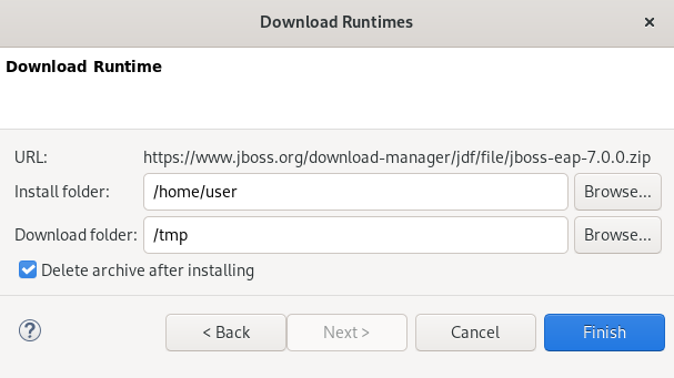 crs downloading runtimes