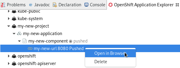 crc os open in browser