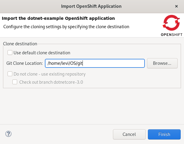 crs git clone location