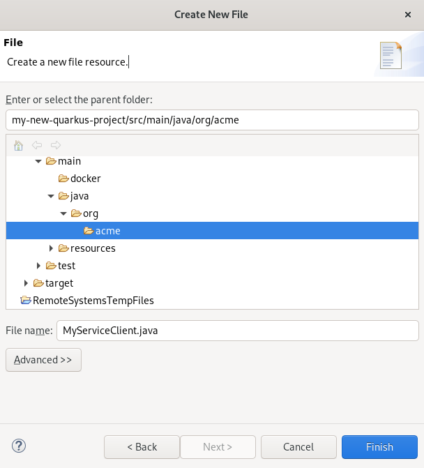 crs new dotjava file