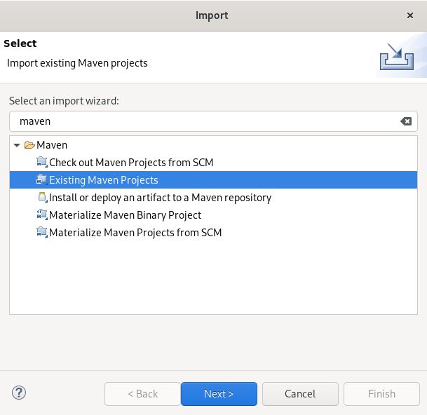 crs importing maven project