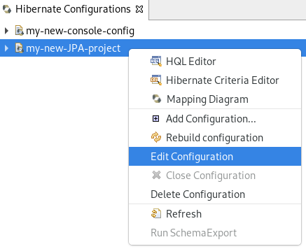 crs editing hibernate config