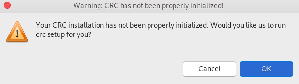 crs crc warning