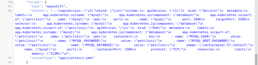 che 6 workspace configuration