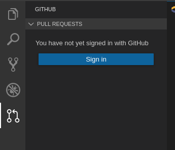 github sign in action