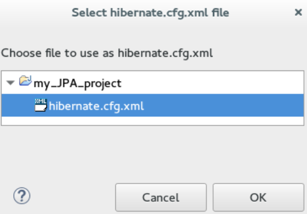 Set up hibernate.cfg.xml File