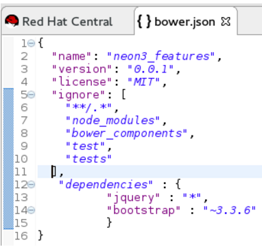 bower.json File Edited