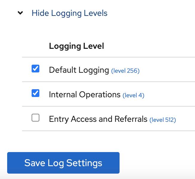 access-log-levels