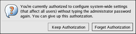 Authentication Icon Dialog