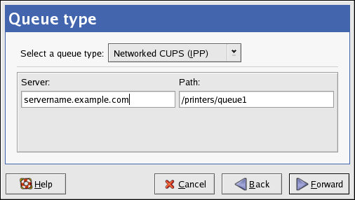 Adding an IPP Printer