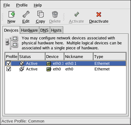 Network Device Alias Example