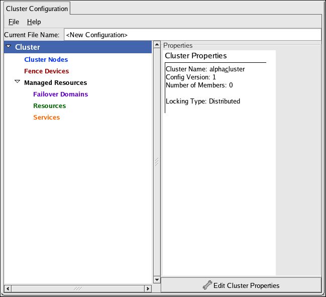 The Cluster Configuration Tool