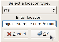 The Edit Location dialog