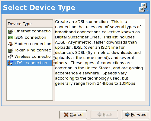 Select Device Type