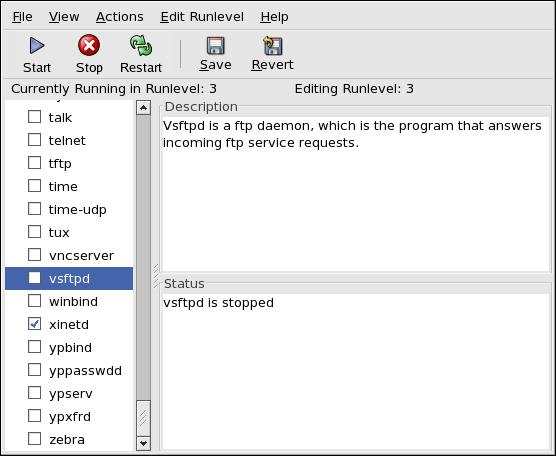 Services Configuration Tool