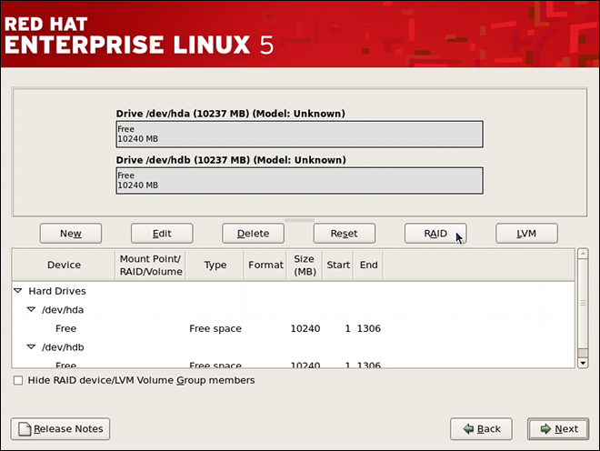 Two Blank Drives, Ready For Configuration