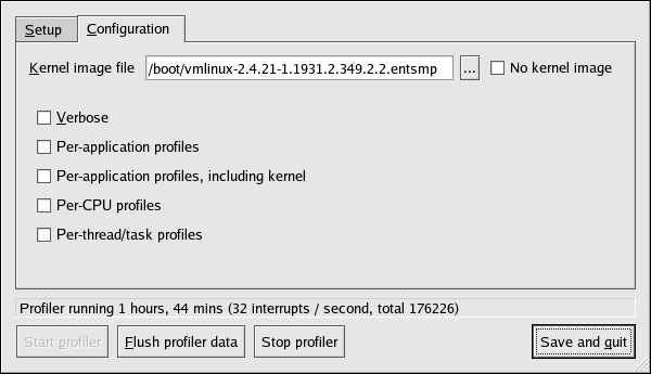 OProfile の設定