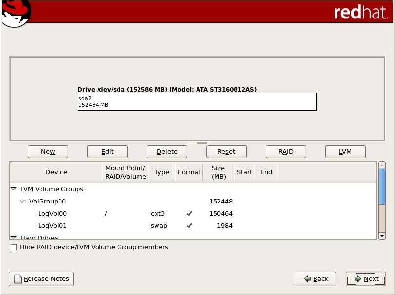 Partitioning with Disk Druid on x86, AMD64, and Intel 64 Systems