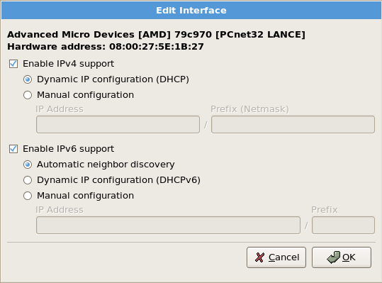 Editing a Network Device