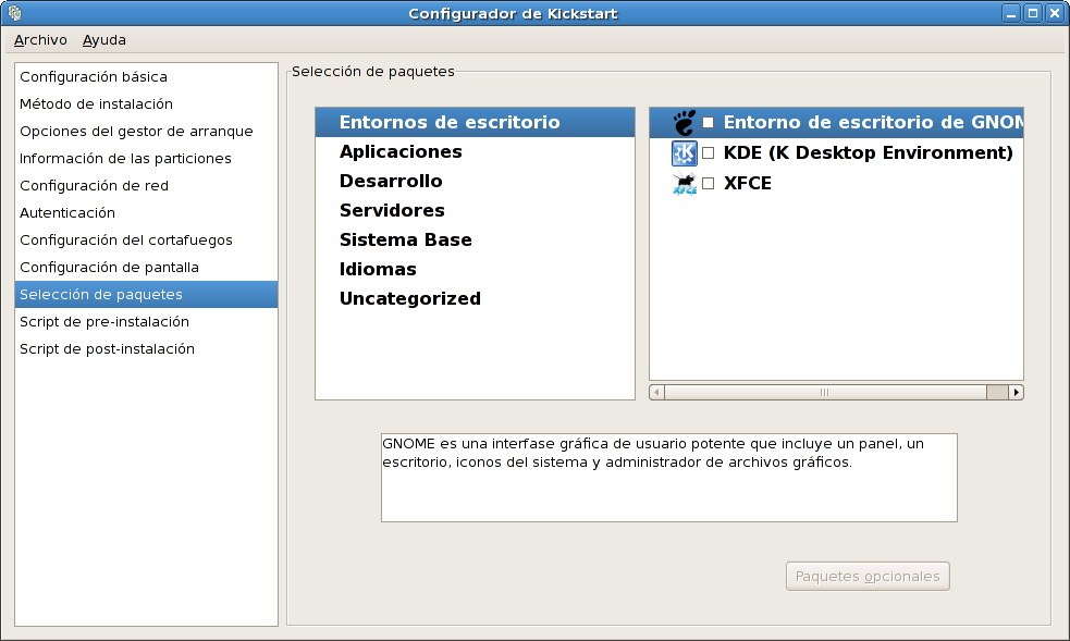 . Selección de paquetes Red Hat Enterprise Linux 5 | Red Hat Customer  Portal