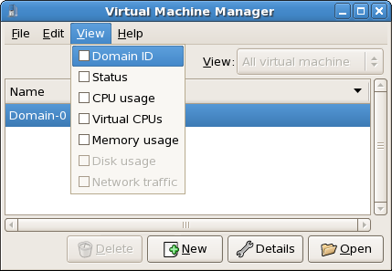 Anzeige von Domain-IDs