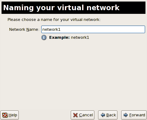 Naming your virtual network