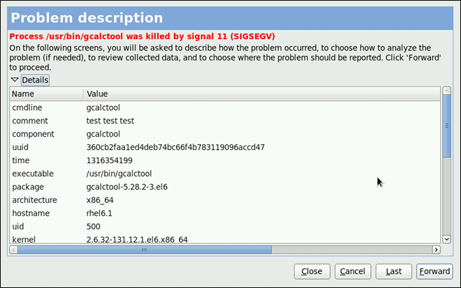 A detailed problem data example