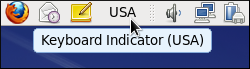 Keyboard Indicator アプレット