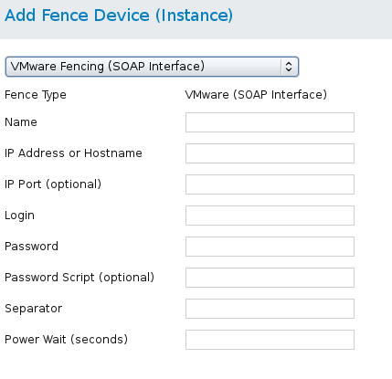 Fencing VMWare over SOAP