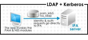 Clients and IdM with LDAP and Kerberos
