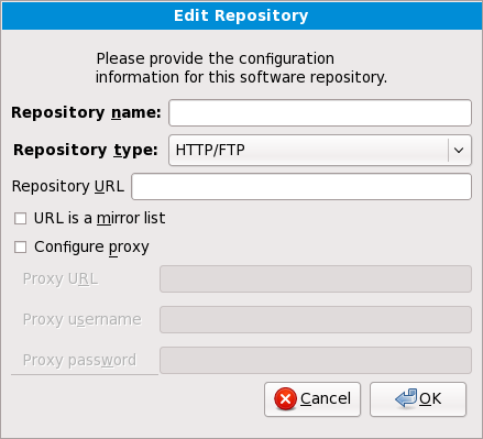 Ein Software-Repository hinzufügen