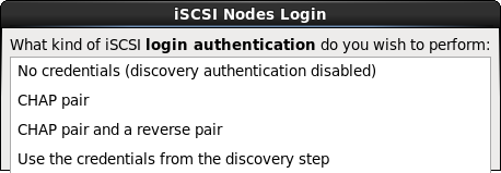 iSCSI-Session-Authentifizierung