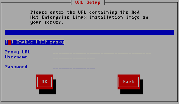 Installation Program Widgets as seen in URL Setup