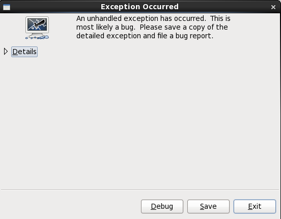 The Crash Reporting Dialog Box