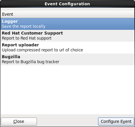 Configure reporter preferences