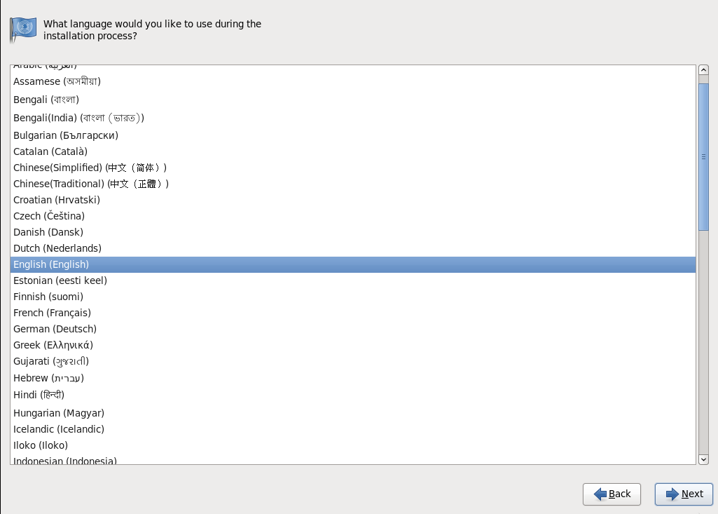 Configuración del idioma