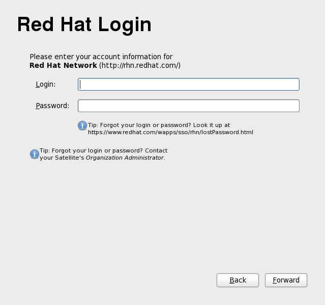 Connexion Red Hat