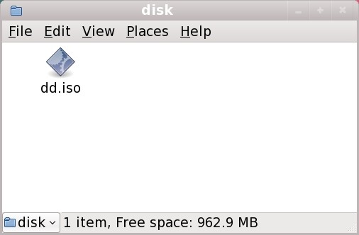 Contenu d'un lecteur flash USB possédant un fichier image de mise à jour du pilote
