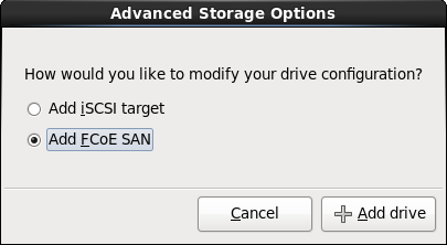 Options de stockage avancées