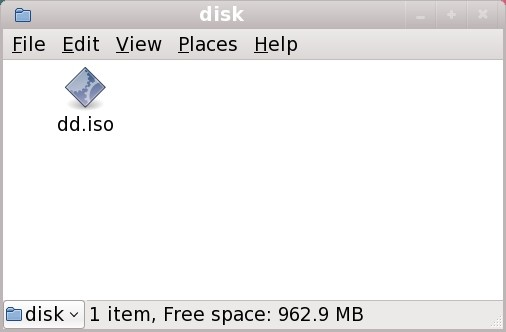 Contenuto di un USB flash drive contenente un file immagine per l'aggiornamento driver