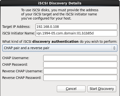CHAP 쌍 및 역방향 쌍