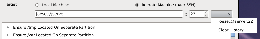 Specifying a Remote System