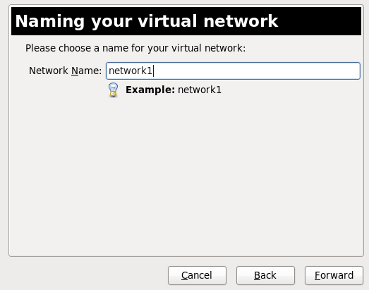 Naming your virtual network