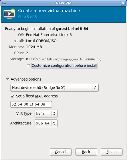 Verifying the configuration