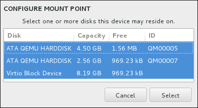 Configuring Mount Points