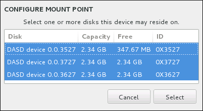 Configuring Mount Points