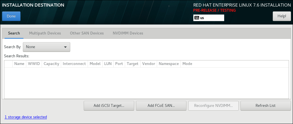 Tabbed Overview of Specialized Storage Devices