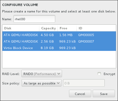 Personnaliser un volume Btrfs